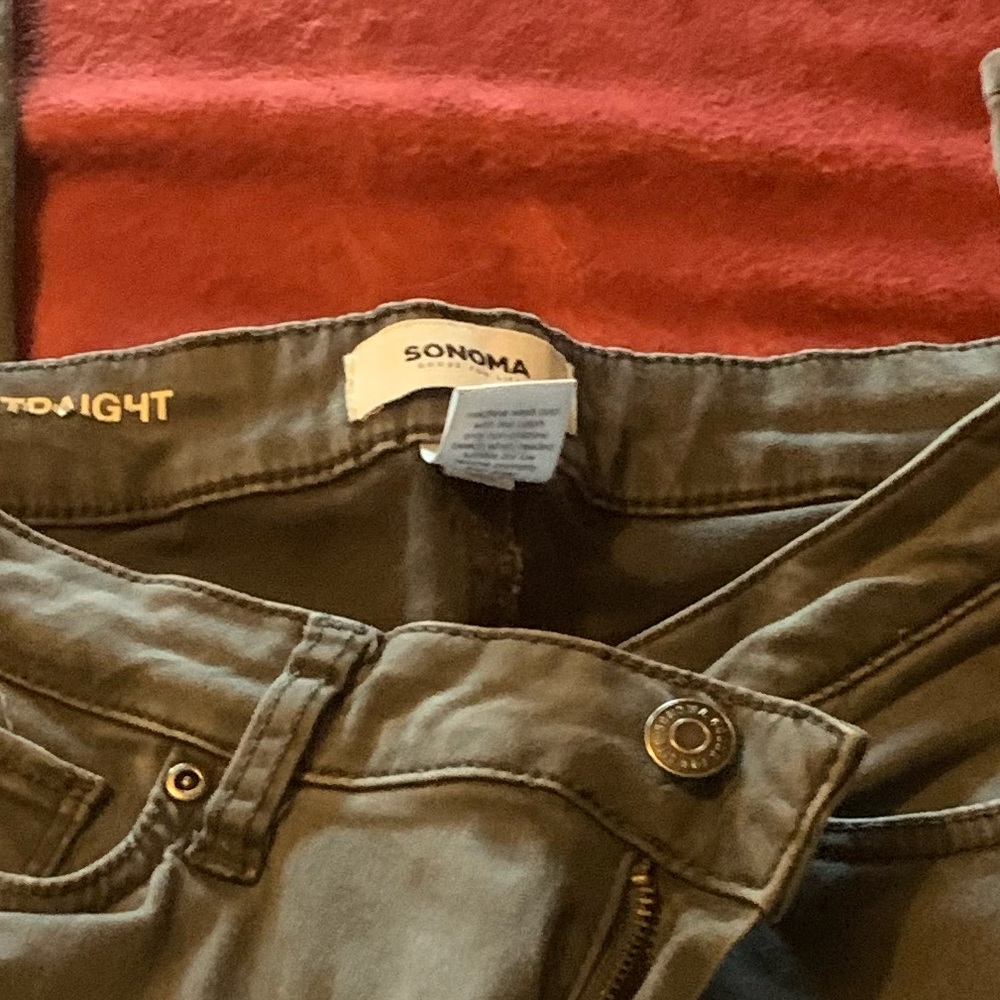 Slim straight skinny pant